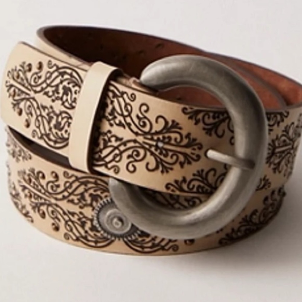 Free People leather Belt with studs NWOT
